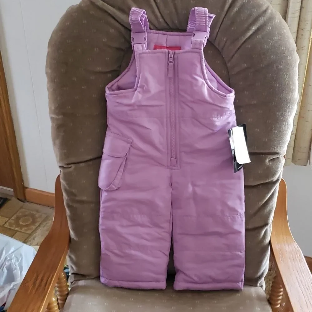 NWT London Fog Lilac Purple Snowpants Sz 12 Mos